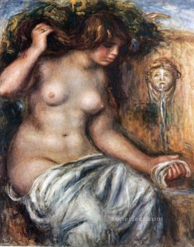 Pierre Auguste Renoir Painting - mujer en la fuente Pierre Auguste Renoir